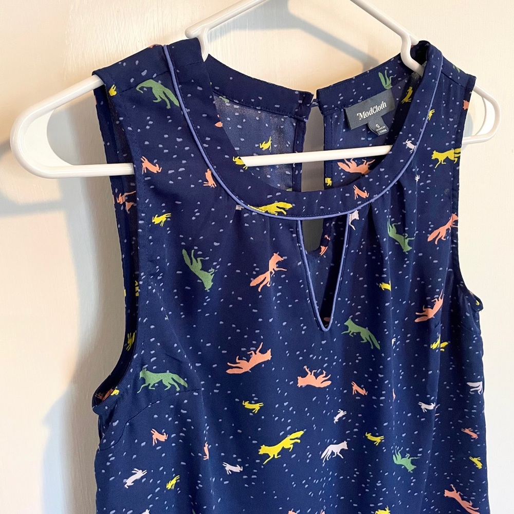 Modcloth Fox & Rabbit Tank Top - Picture 2 of 7
